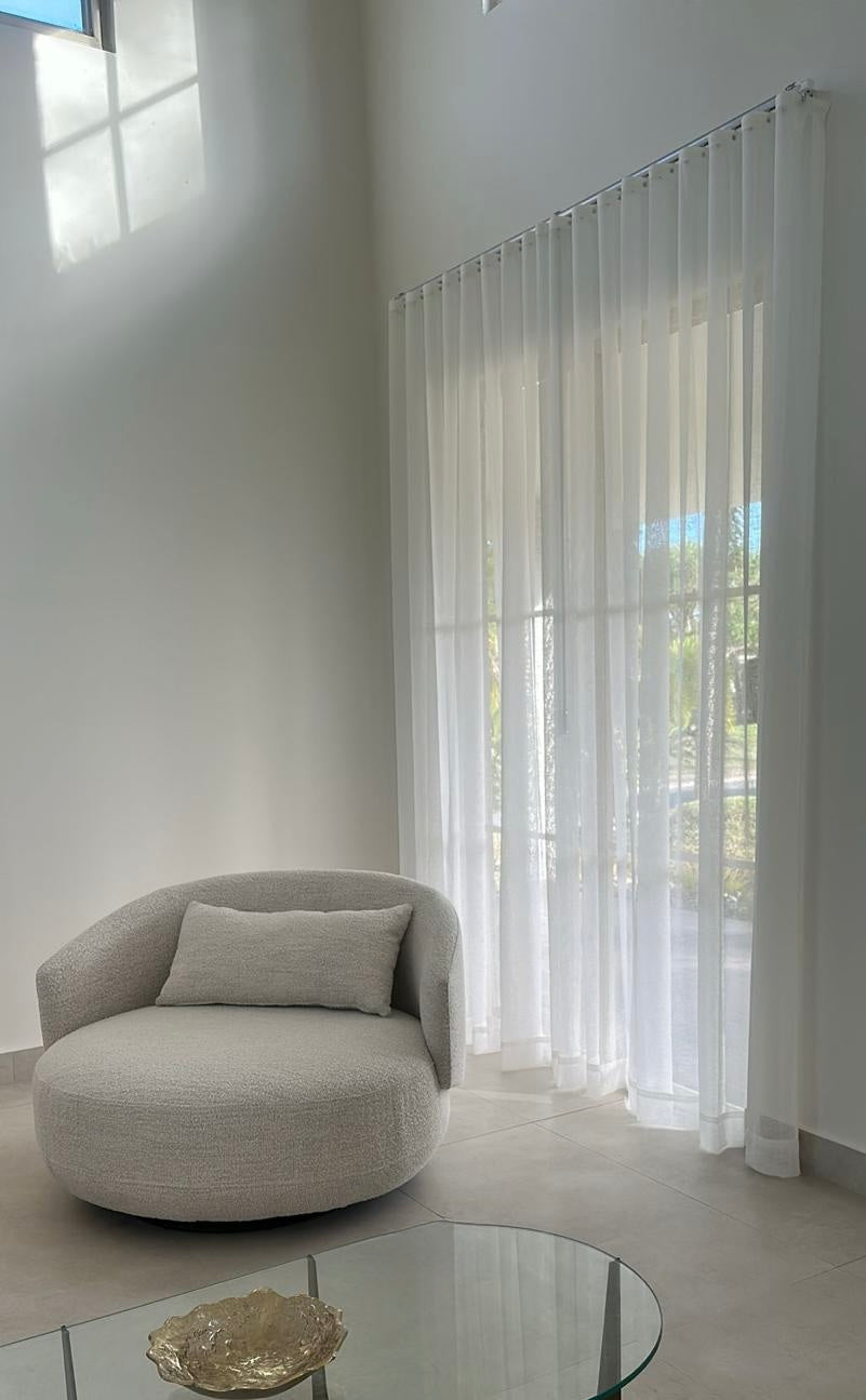 Ripplefold "Onda Suave" Sheer Serenity White -55%