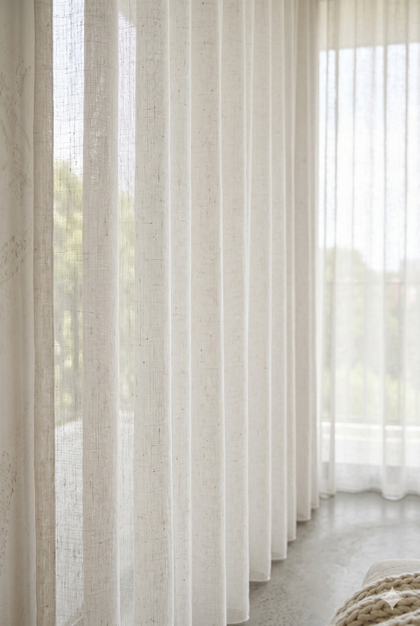 Cortinas Ripplefold Sheer – PRECIO ESPECIAL