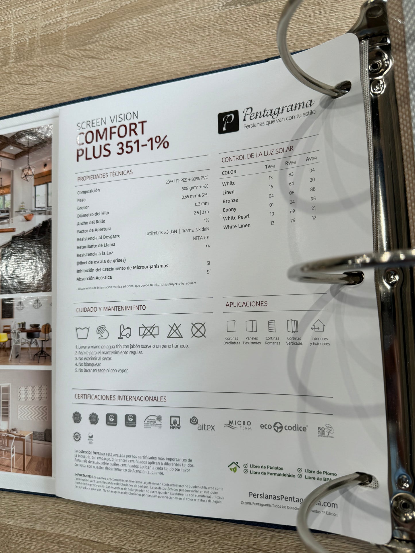 Muestrario Exclusivo de Telas