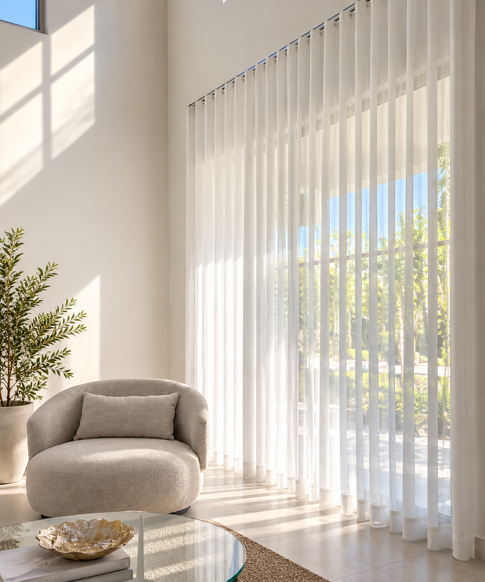 Ripplefold Sheer Serenity White -55%